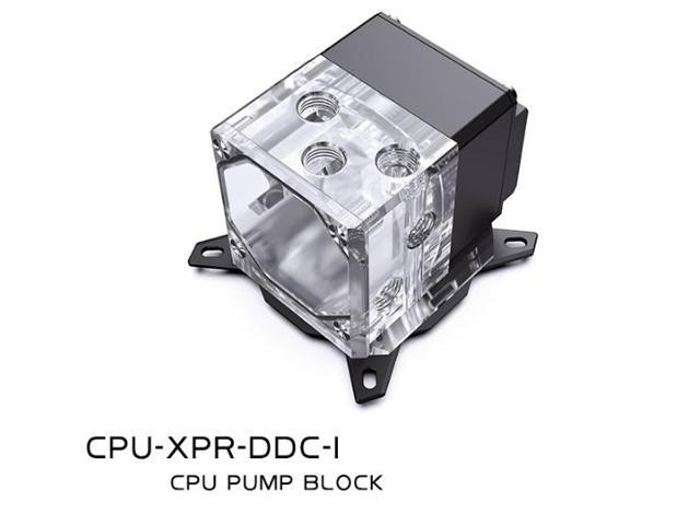 CPU Pump Block For Intel LGA 115X,1700,2011,2066, Liquid Cooling System Micro Waterway, CPU-XPR-DDC-I ARGB