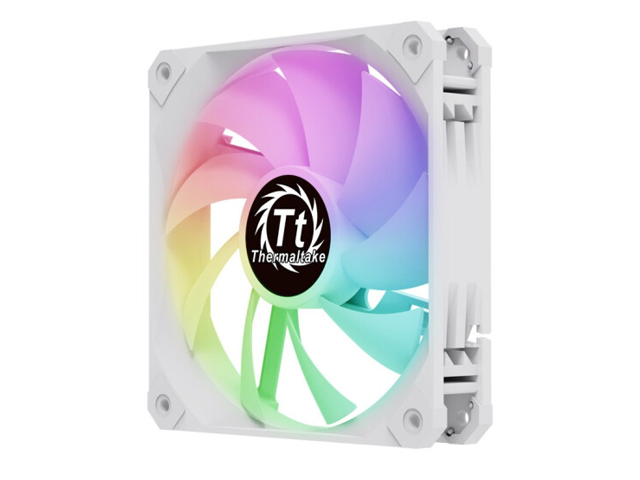 Thermaltake(Tt) 12cm PWM PC Case Cooler Fan 5v 3pin ARGB Motherboard Sync 1 Fan Pack White