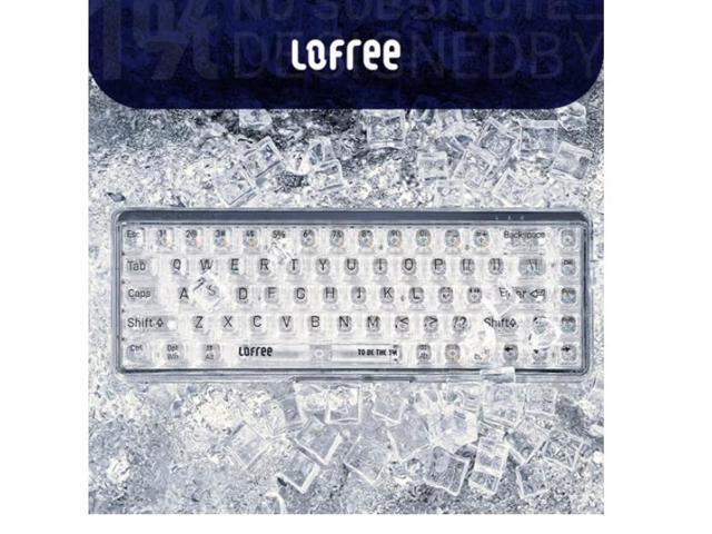 Lofree 1% Transparent OE901 Type-C Wired / Bluetooth5.1 Wireless Dual-Model Key Rollover Mechanical Gaming Keyboard, 68 Keys, Built-in 7 Backlit.