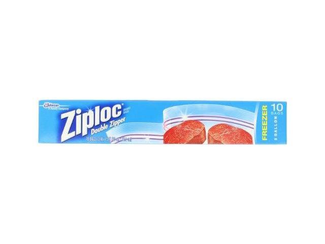 2Gal Ziploc Freezer Bag 10 Bags SC JOHNSON Bags & Wraps 01132 025700011323