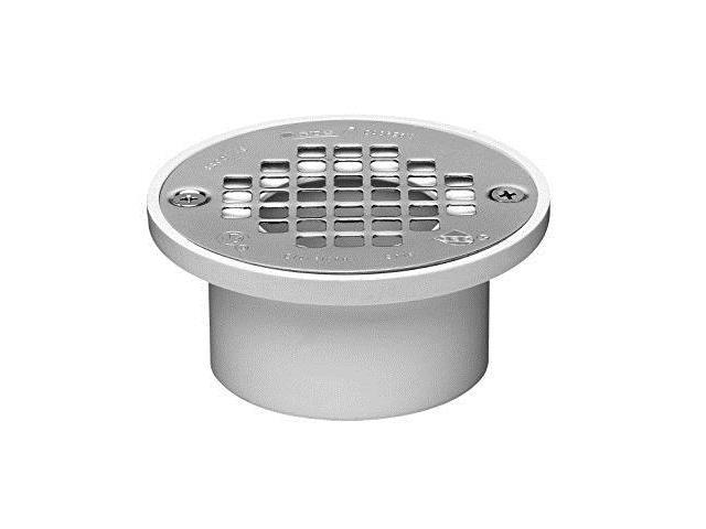 OATEY 43579 Straight Floor Drain, PVC, 2' or 3', Solvent-Weld