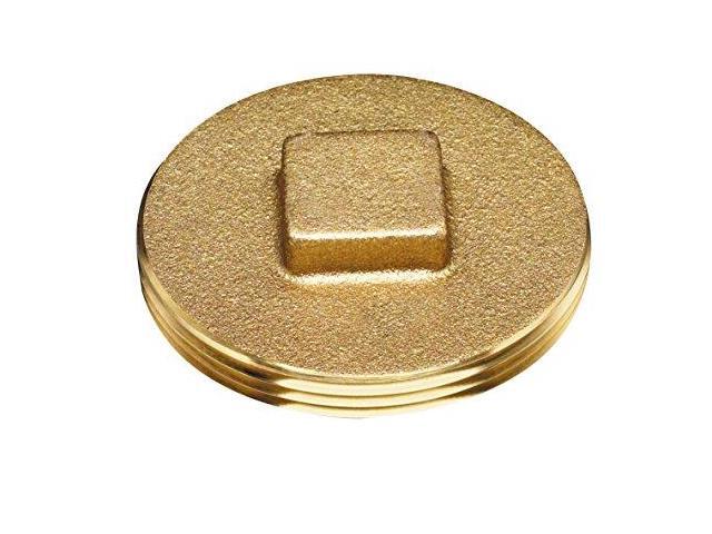 OATEY 42372 Cleanout Plug,3 In,Brass