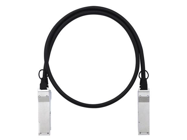 40G QSFP+ DAC Cable, 30AWG, 1 Meter (1m), Passive Direct Attach Copper, Compatible with Brands Equipment