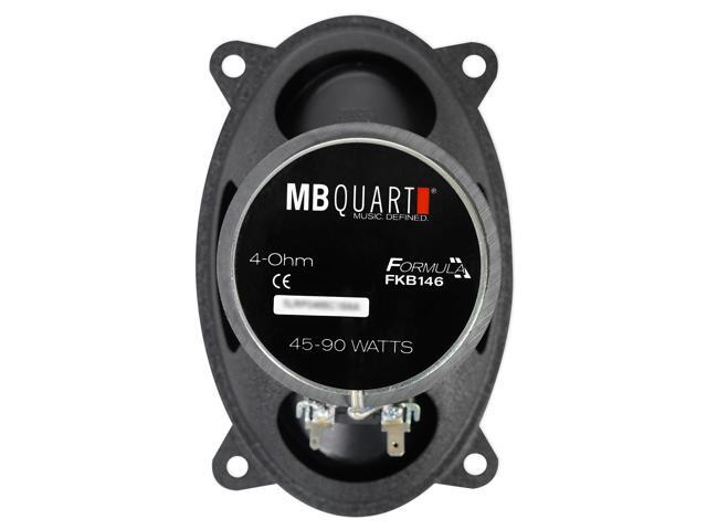 MB Quart - Formula Series 4" x 6" 2-Way Car Speakers with Polypropylene Cones (Pair) - Black - image 6