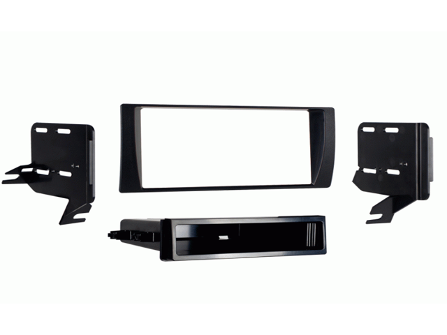 Metra - Dash Kit for Select 2002-2006 Toyota Camry DIN DDIN - Black - image 5