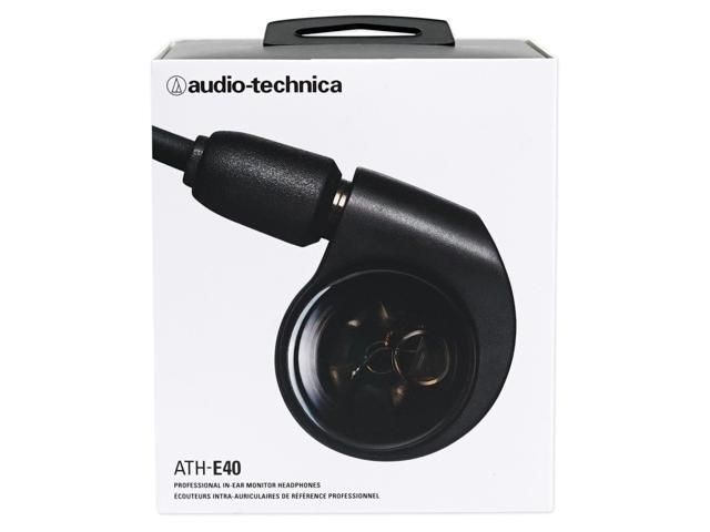 Audio-Technica ATH-E40 Pro In-Ear Monitor Headphones, 2 Phase Push-pull Driver