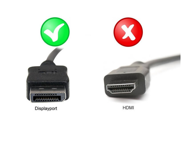 AYA 25Ft (25 Feet) DisplayPort Male to Male 20-Pin 28AWG Cable with Latches 28AWG Black AYA-DP-25MM