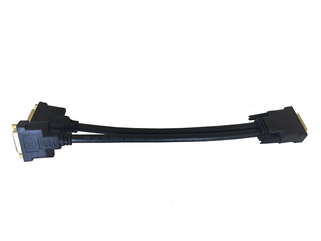 AYA 1Ft (1 Foot) DVI (24+1) Digital Dual Link Male to 2 DVI-D (24+5) Female Splitter Cable 28AWG DVID-Y-SPTTR