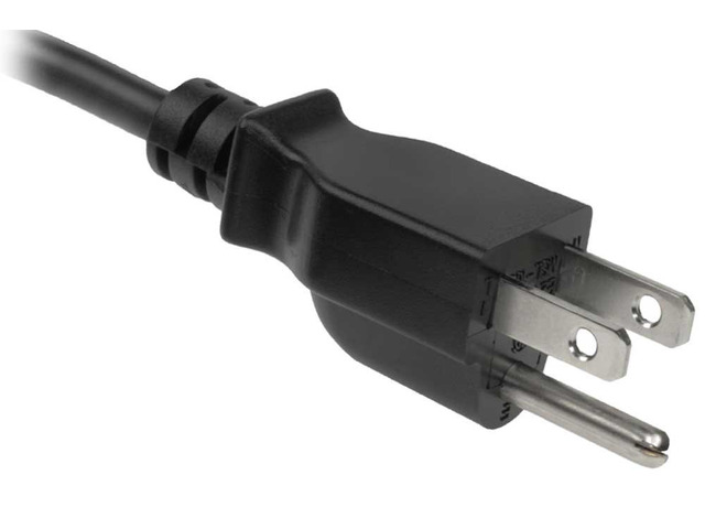 AYA 6Ft. (6 Feet) 14AWG Heavy Duty Power Cord NEMA-15P C13 15A Cable 3 Conductor PWR-CRD-14A-06