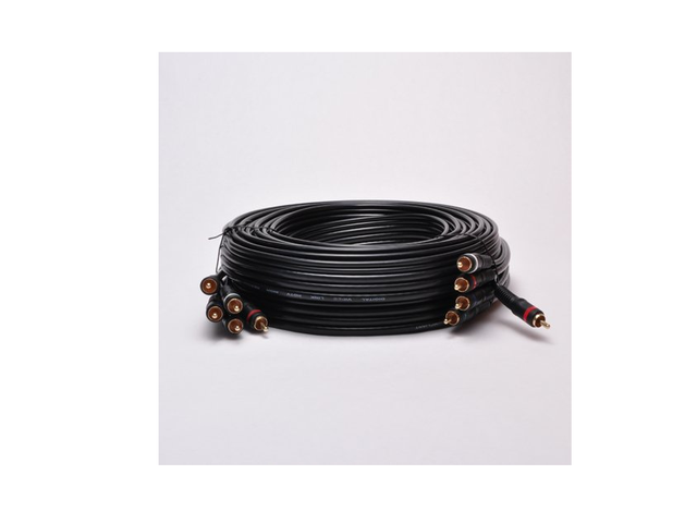 AYA 75Ft 5-RCA Component Video/Audio Coaxial Cable RG-59/U for HDTV DVD VCR