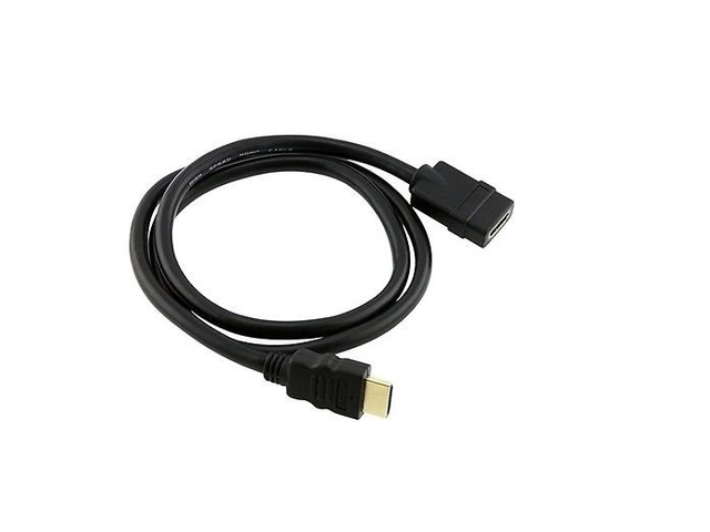 AYA 6Ft (6 Feet) 24AWG High Speed HDMI Male to Female Extension Cable CL2 3D, 4K Ready