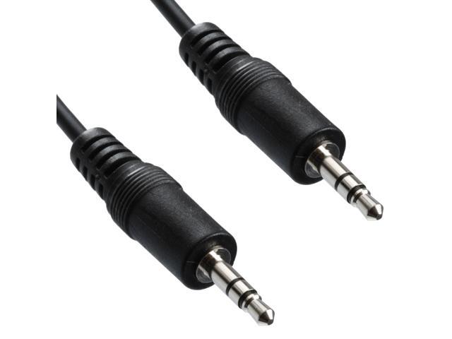 6Ft (6 Feet) 3.5mm Auxiliary Male to Male Stereo Audio Cable for PC, Notebook, iPod, MP3, Car, Macbooks