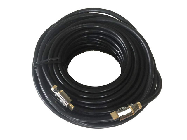 AYA 75Ft (75 Feet) HDMI Male to Male High Speed Cable Redmere Chipset 24AWG Gold Connector UL, RoHS