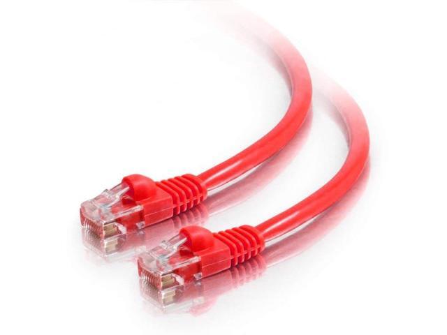 AYA 10Ft CAT6 Crossover Ethernet Network Cable 550Mhz RED 24AWG Network Cable
