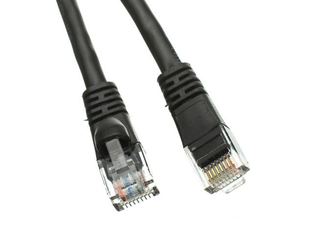 AYA 3Ft (3 Feet) CAT6 RJ45 24AWG Gigabit 550MHz Snagless UTP Network Patch Cable BLACK