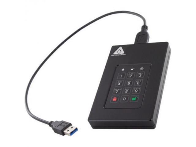 Apricorn Aegis Fortress 2 TB Hard Drive - External - USB 3.0