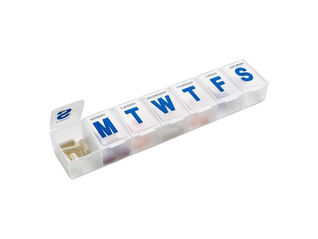 MEDca Weekly Pill Organizer, 7-Day Pill Planner Extra Large