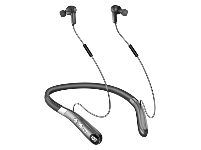 Rechargeable Bluetooth Hearing Amplifier - Wireless Hands-Free Neckband w/Noise Reduction, Neck Sound Amplifying Device Helps Aid Comfortable...