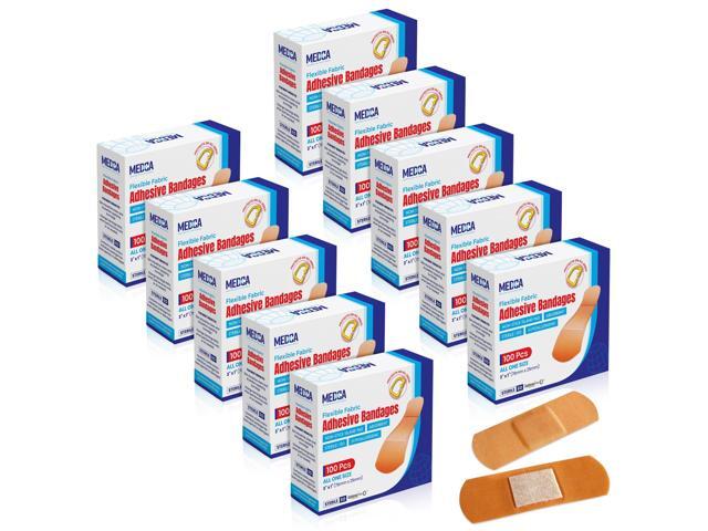 Flexible Fabric Bandages - Flex Fabric Adhesive Bandages Finger-Tip, Knuckles and Thumb for Finger Care and to Protect Wounds from Infection -...