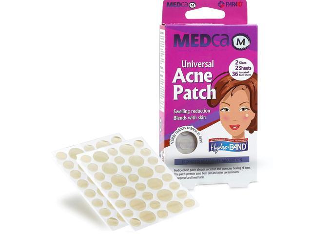 MEDca Universal Acne Pimple Patch Absorbing Cover 36 Count Two Sizes TWO SHEETS Total of 72 patches
