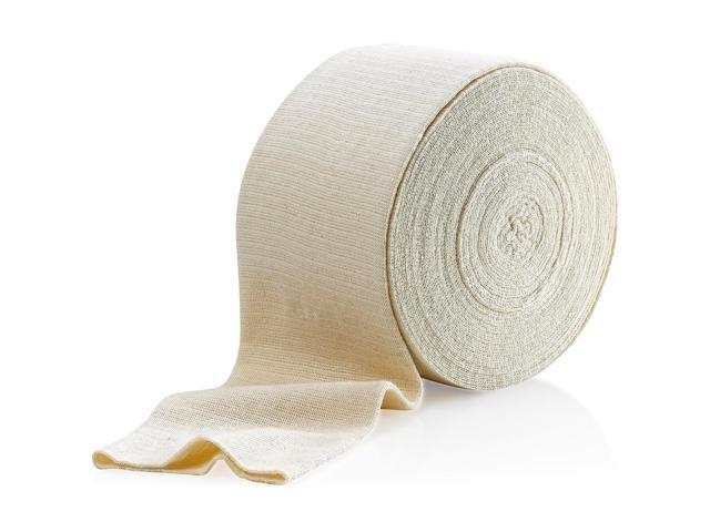 Elastic Tubular Support Bandage Size B, 10M Box - Natural Color (2.5' X 33 feet) for Large Knee Support Bandage -Medium Thigh, Cotton Spandex