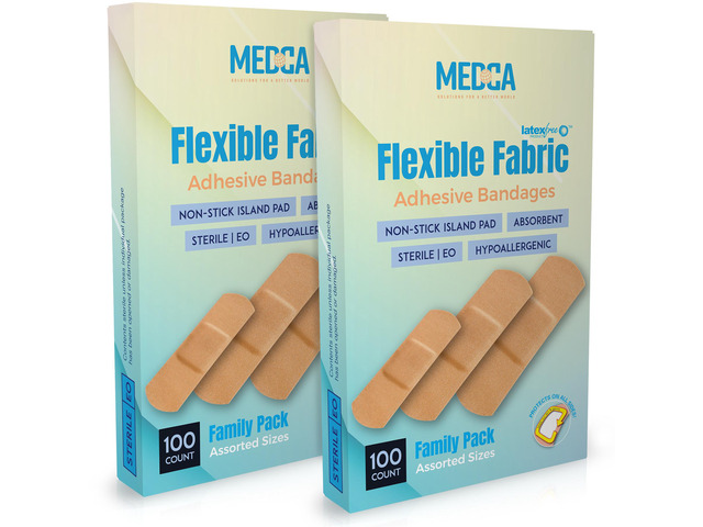 Flexible Fabric Adhesive Bandages for Comfortable Flexible Large Protection & Wo