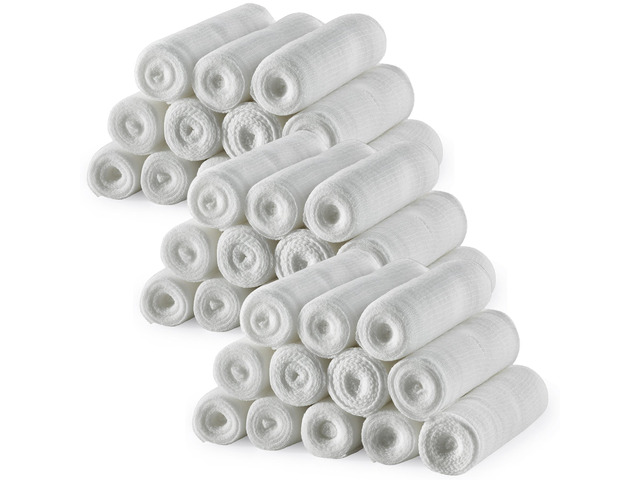 Gauze Bandage Rolls - Pack or 36, 3â x 4.1 Yards Per Roll of Medical Grade Gauze