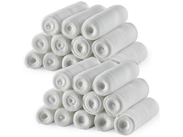 Gauze Bandage Rolls - Pack of 24, 4 x 4 Yards Per Roll of Medical Grade Gauze Bandage and Stretch Bandage Wrapping for Dressing All Types of Wounds...