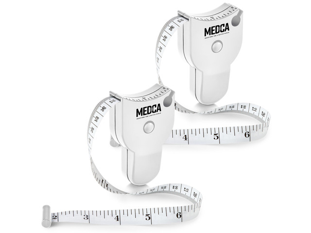 MEDca Body Tape Measure, 2 Pack Retractable Measuring Tape for Body Measurements
