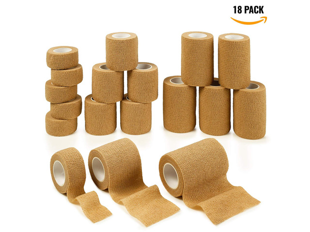 MEDca Tape Wrap, Self Adherent Rap Tape, Adhering Stick Bandage, Self Grip Roll