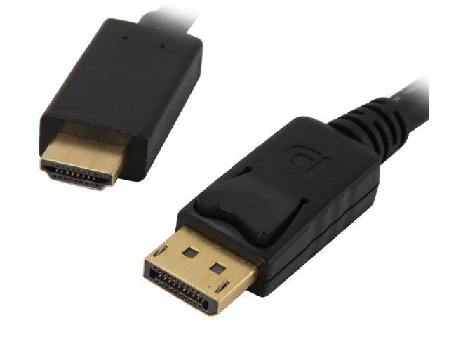 6FT DisplayPort to HDMI Cable, WPIT DP to HDMI Male to Male Adapter 1080P HD Gold-Plated Cord
