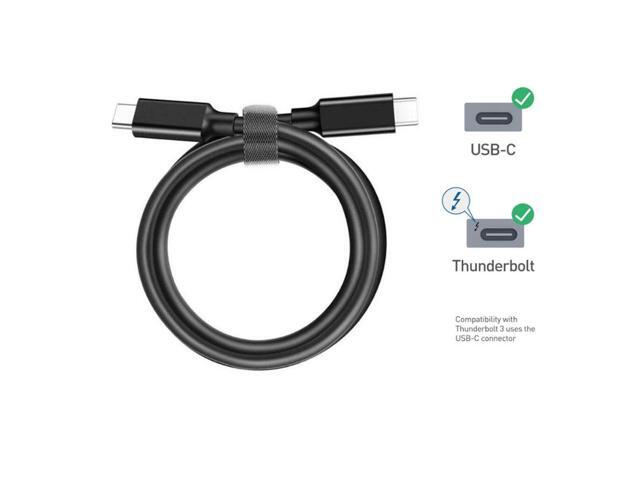 3.3 ft USB-C 3.2 Full Function 100W 5A PD Fast Charging Cable 20Gbps Super High Speed Data Cable 4K60hz Video Connection Cable