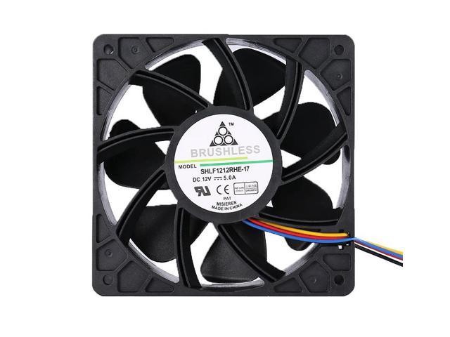 7500RPM MISIEREN DC12V Violence Miner Cooling Fan Replacement 4-pin Connector For Antminer Bitmain S7 S9 for Projects Requiring Cooling or Ventilation