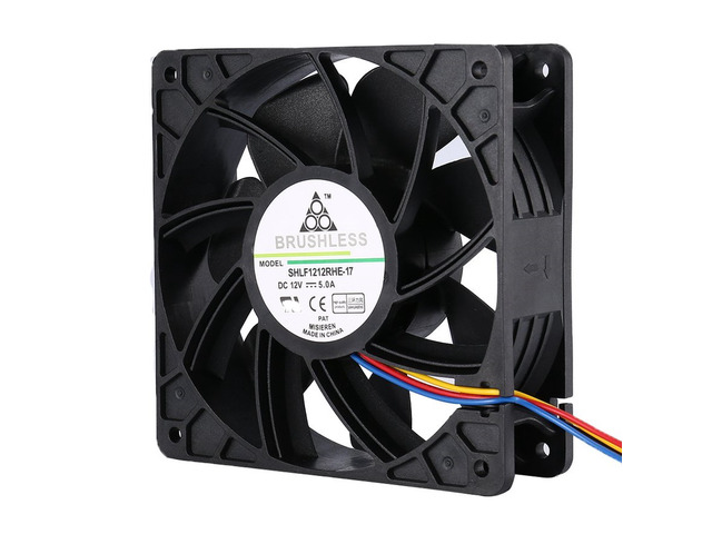 7500RPM High Speed DC12V Violence Miner Cooling Fan,Dual power port,4pin pwm Connector fan for S7 S9