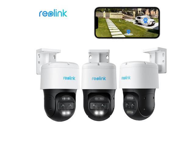 Reolink 3PcsTrackmix PoE 8MP Dual-Lens PTZ Camera with Motion Tracking, Wide-Angle & Telephoto Lenses