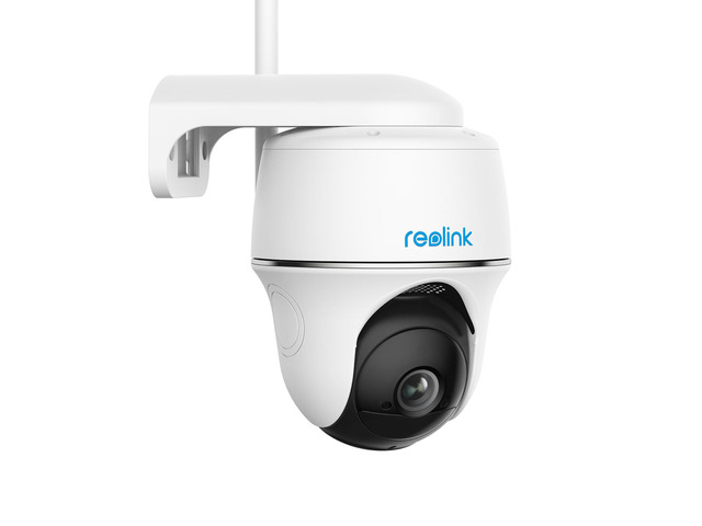 Reolink Argus PT, 2.4/5 GHz Wi-Fi Pan Tilt Solar Battery Camera Outdoor Wireless for Home Security, 2K Night Vision with PIR Motion Sensor, 2-Way...