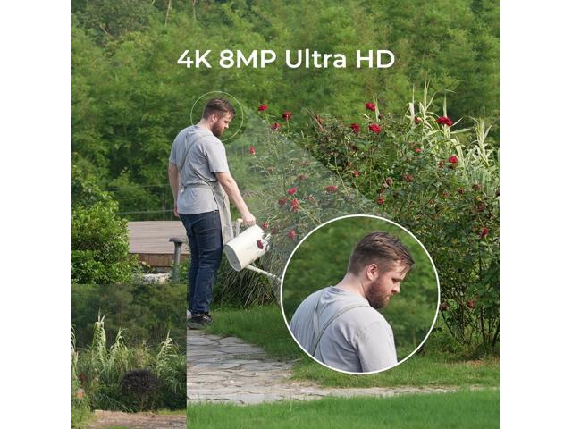 Reolink 4K 8MP 360° Auto-Tracking IP Camera Color Night Vision Person Vehicle Animal Detection Indoor Security Cam