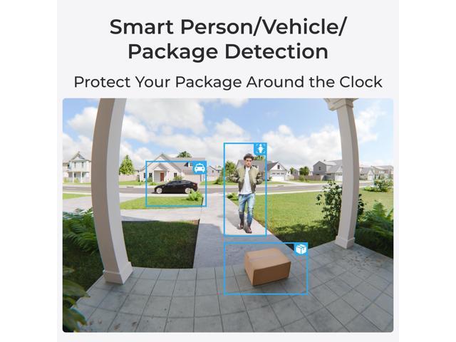 Reolink Home Hub with Video Doorbell Battery - Home Security System with 2K Wi-Fi Battery Doorbell, Person/Vehicle/Package Detection, Expandable...