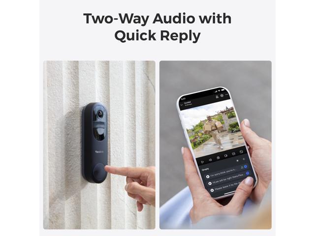 Reolink Home Hub with Video Doorbell Battery - Home Security System with 2K Wi-Fi Battery Doorbell, Person/Vehicle/Package Detection, Expandable...