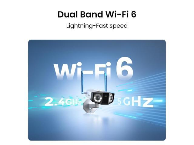 Reolink Duo 3 WiFi 2-Pack 16MP Wi-Fi 6 Outdoor Security Camera, 180° Panorama View, Motion Track, Color Night Vision, IP67, 2.4/5GHz WiFi 6, Smart...