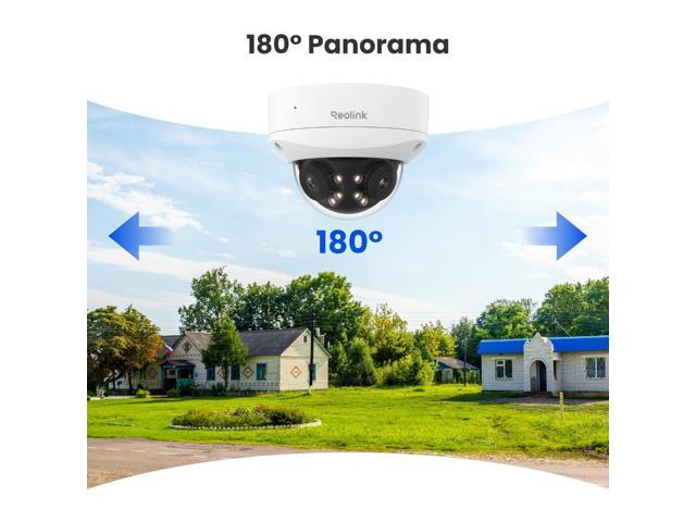 Reolink Duo 2V PoE 4K 8MP 180° Dual-Lens PoE IP Camera, IK10 Vandal-Proof, Person/Vehicle/Animal Detection, Spotlight Color Night Vision, 2 Way...