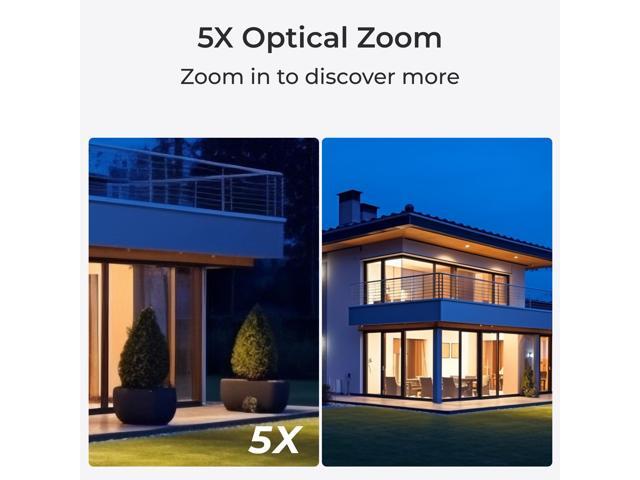 REOLINK 8MP 811A PoE IP Wired Security Camera 4K 123° FoV, 5X Optical Zoom for Outdoor Usage, Color Night Vision, Human/Vehicle/Pet Smart...