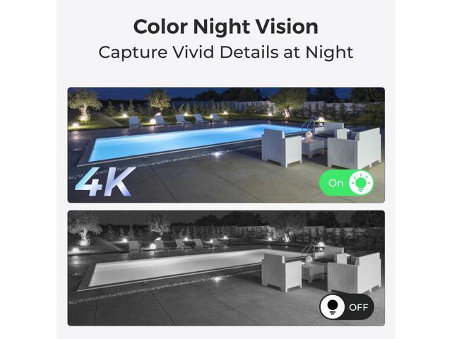 REOLINK RLC-810WA 4K Wi-Fi 6 Security Camera, 2.4/5GHz WiFi Outdoor Camera, Plug-in Power (DC 12V/1A), Smart Detection, Color Night Vision, Two-Way...