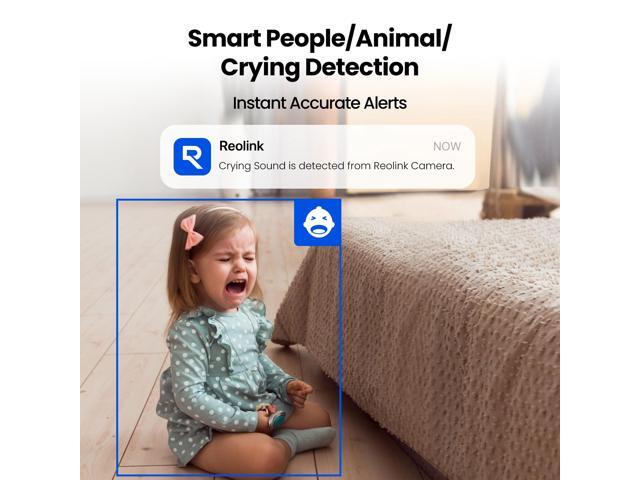Reolink E1 Series 5MP HD Pro Auto-Tracking Indoor Security Camera, Plug-in 2.4/5 GHz WiFi, Two-way Audio Smart Person/Pet Detect Multiple Storage...