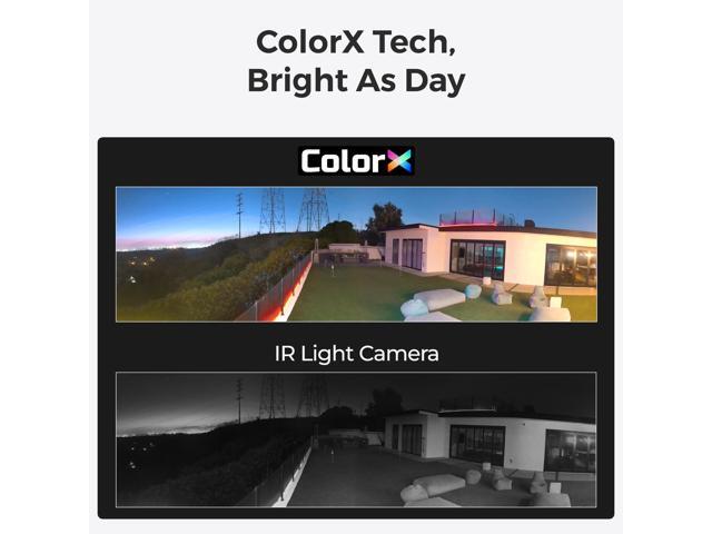 Reolink Argus 4 Pro with With 6W White Solar Panel 4K Battery Camera ColorX Night Vision, 180° Blindspot-Free View, Outdoor Camera with Dual-Band...