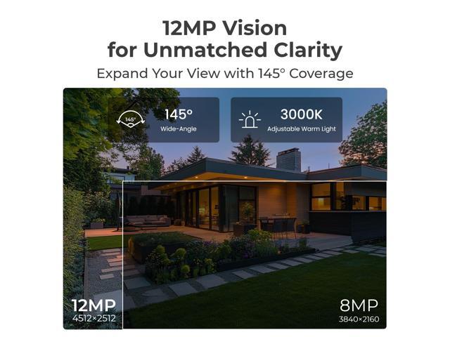 REOLINK RLC-1240A First 12MP Vandalproof PoE Security Camera,145° Wide Viewing Angle, Featuring Color Night Vision, Two-Way Audio, Smart...