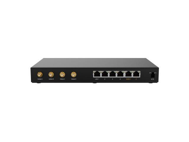 Peplink B One 5G - Gigabit Dual WAN Cellular WiFi Router for Wireless Internet - 1Gbps Throughput, Wi-Fi 6, Dual-Band, 4 LAN Ports, Supports 150 Users