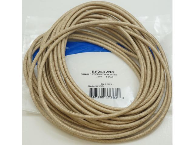 Photos - Other kitchen appliances Supco 25 Foot Single Conductor Wire, 12GA, 450C, Hi-Temp, RP2512NG RP2512N