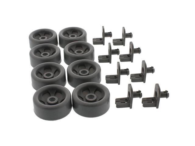 Dishwasher Lower Rack Roller & Axle Kit for GE, AP5986366, WD35X21041