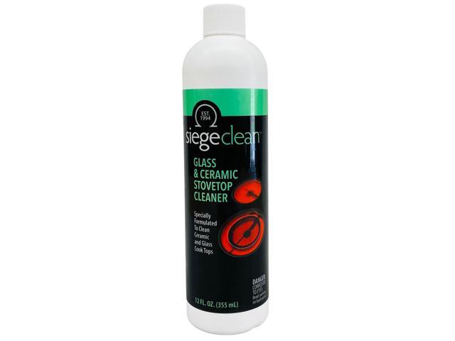 Siege Glass & Cermaic Stovetop Cleaner, 12 oz, Earth Friendly, Made in USA, 775L